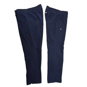 Figs Cargo Scrubs Pant Technical Collection Men's XL/T Navy Blue 38x34 Lot of 2